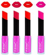 OUR BEAUTY Multicolor Rich Color Matte Lipsticks Set, 14 G (Set Of 4)