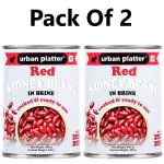 Urban Platter Red Kidney Beans (Rajma) in Brine, 400g (Drained Weight 240g) ( Pack Of 2 )