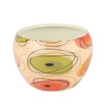 Ferns N Petals Multicolor Round Shape Metal Pot 3.2X4.5 inch