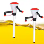 Liger Manual Hand Oil Pump for Hassle-Free Oil Pouring, Kitchen Accessories Items Set of 2, SAY B Bay to Backpain or Spillage with Our Oil Dispenser, Oil Pump for Oil can 15 litres Steel