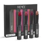 RENEE Very Matte Pack of 4 Matte Lipsticks 1.6gm each