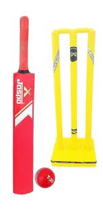 Jaspo Red T 20 Wooden Cricket Set Size 5