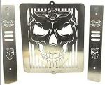 OBEROI'S TRADERS Radiator Guard Protector Grill Skull Design Compatible in JAWA 42, Perak,Classic Bike Radiator Guard (JAWA)