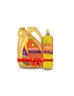 Mr.Gold Groundnut Oil 5L Can + 1L Pet Combo - Total 6L