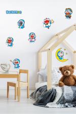 Asian Paints Multicolor Vinyl Activity Show Wall Decal Doraemon-L2