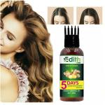 Edith Naturals Pure Black Ginger & Hibiscus Hair Oil for Hair Growth Hair Oil (50 ml) Hair Oil (50 ml)