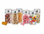 800 Ml Glass Jar, Air Tight Glass Jar Containers BPA Free, Transparent Storage Glass Jar Set (8) .