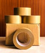 VCR Flippy Sustainables Brown Paper Tape, Single Side, Eco-friendly, Handheld Paper Tape (Manual) (Set of 4, Brown)