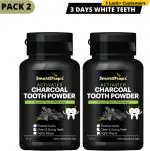 Smartdrops Teeth Whitening Charcoal Powder, 160 G For Men, Women (Pack Of 2)