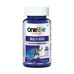 Onelife Multi Man Multivitamin For Mens, Rich in 38 key Vitamins, Minerals and Active Herbs 60 Tablets