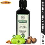 Herbal Khadi Amla Reetha Herbal Herbal Shampoo Anti Dandruff Splitends Hair Fall Control Rich Protein, Scalp Hair Cleanser 210 ml (Pack of 1)