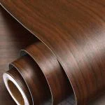 CRIMSON DECORS Rose Wood SELF Adhesive Wallpaper for Bedroom LIVINGROOM Kitchen Corridor Restaurant Peel and Stick Vinyl Wallpaper - 200*45 cm - 9 SQFT Approx