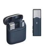 AUSHA Wireless Collar Lavalier Microphone with Charging Case & Noise Cancellation Mic for YouTube, Vlogging, and Video Recording