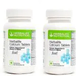 HERBALIFE NUTRITION Calcium Tablets For Stronger Bones With Magnesium, Vitamin D (60 Tab x 2 Packs)