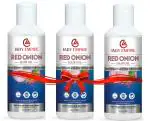 Lady Empire 3Pc Combo Power+ Red Onion Seed Oil For Hair Growth, Care, Essentials Vitamin C (450 ml)