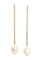 Madame Rose Gold Stud Hoop Earrings Set