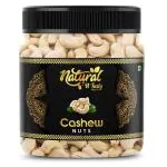 natural n Tasty Whole Cashew Nut Big Size Cashews Kaju Dry Fruit (Jar Pack 250 gm)
