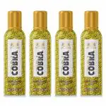 ST-JOHN Cobra Music Perfume Body Spray for Men up to 24 hours 100ml Each (Pack of 4)