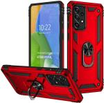 KrKis Samsung Galaxy A73 5G Red Rubber Grip Case Back Cover, Ruvttn-5655699