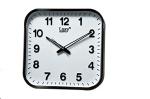 Sonam LEXY White Square Plastic Analog Wall Clock for Home/Office, 12 Inch