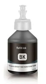 QUINK Refill dye Ink for Brother T Series BT6000BK BTD60BK BT-D60BK Compatible DCP T520W T300 T310 T420W T500W T220 T700W T820DW T910W T4000DW (Black 100 ml)