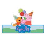 Festiko 48 Pcs Peppa Pig Theme Headbands, Theme Birthday Supplies, Return Gifts For Kids, Gift Accessories, Party Items, Peppa Pig Theme Stationery Supplies