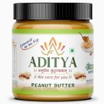 FUNZO Natural High Protein Peanut Butter Crunchy Flavour 1000 gm | Cholesterol Free, Gluten Free & Zero Trans-Fat Unsweetened Peanut Butter