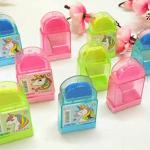 Tera13(Pack of 12) Unicorn Eraser Sharpener Combo for Kids Multicolor
