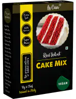 La Casa Vegan Red Velvet Cake Mix | Super Moist & Extra Soft | 300g |