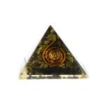Reiki Crystal Products Natural Pyrite Orgone 50mm Pyramid for Reiki Healing and Crystal Healing Stones