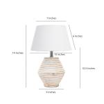 Wooden White & White