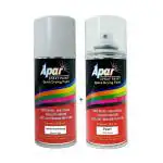 APARSPRAY Automotive Spray Paint White Orchid Pearl (RC Colour Name) + PC Compatible for Honda Cars -225 ml (Pack of 2-Pcs)