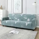 HOKIPO Elastic 4 Seater Sofa Cover Stretchable Slipcover (AR-4096-D16)