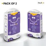 Baby Bees Premium Baby Diaper Pant, Size ( Large ) , 36 count Per Pack, Pack of 02 - Rash-Proof with Bubble Bed Technology for comfort