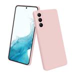LIRAMARK Silicone Soft Back Cover Case for Samsung Galaxy S22 5G (Silicone Pink)