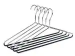 ROCKFIELD 10 Metal Hangers Quality Heavy Duty Metal Coat Hangers with Non-Slip Rubber Coating for Pants (10)