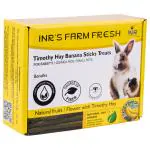 INR's Farm Fresh Timothy Hay Banana Treat Sticks TBS 125 Gms Pack
