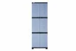 Supreme Multicolor Plastic Rectangular Multipurpose Waterproof with 2 Doors and Adjustable 5 Shelves Cupboard