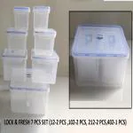Lock & Fresh 7 Pcs set (12-2 pcs ,102-2 pcs, 212-2 pcs,402-1 pcs)