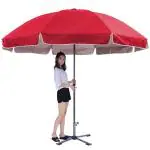 RAINPOPSON Outdoor Garden Patio Umbrella With Stand Holder 42in/7ft Outdoor Big Size Waterproof Super Cloth Patio Garden Outdoor Umbrella (7ft/42in)