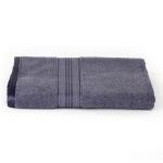 Satisfyn Bath Towel 420 GSM Dark Grey Color