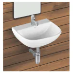FOOTPRINT EXIM Space Saving Luxury Elevate Your Bathroom Modern Prime Wall Hung Wash Basin 31* 41* 12