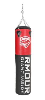 RMOUR Ultimate (2 Feet ) Unfilled Heavy PU Punching Bag Boxing Bag MMA Sparring Punching Training Kickboxing Muay Thai with Rust Proof Stainless Steel Hanging Chain