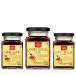 Shudh Pari Sidr Wild Honey Organic Raw Unprocessed Premium Jujube Berry Honey 100% Pure Natural Unfiltered Long Lasting Energy with No Sugar Adulteration Natural Immunity booster (Pack of 3 x 350g Each)