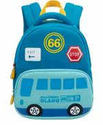 WISHKEY Waterproof Bus Bag for Toddler Lightweight Mini Backpack for Kids