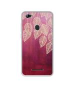 Casotec Leaf Pattern Design Printed Silicon Soft TPU Back Case Cover for XOLO Era 5X