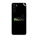 GADGETSWRAP Printed Vinyl Skin Sticker for Oppo F15 - Life Cycle Of A Battery