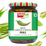 Add Me Homemade Spicy Hot Green Chilli Pickle 500 gm Hari Mirch Mirchi ka Achar masaledar Pickles