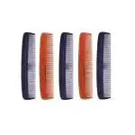 LILY Grooming Pocket Hair Combs For Men, Pack of 5