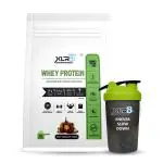 XLR8 Whey Protein with 24 g protein, 5.4 g BCAA - With Shaker (Milk Chocolate Fudge, 4 lb)